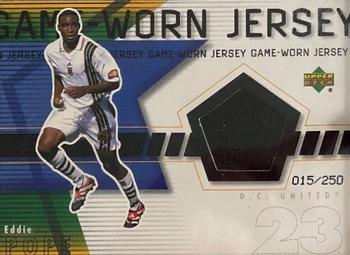 2000 Upper Deck MLS - UD Game Jersey #EP-J Eddie Pope Front