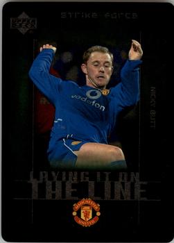 2003 Upper Deck Manchester United Strike Force - Laying it on the Line #LL8 Nicky Butt Front