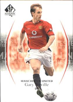 2004 SP Authentic Manchester United #2 Gary Neville Front