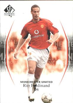 2004 SP Authentic Manchester United #5 Rio Ferdinand Front
