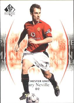 2004 SP Authentic Manchester United #62 Gary Neville Front