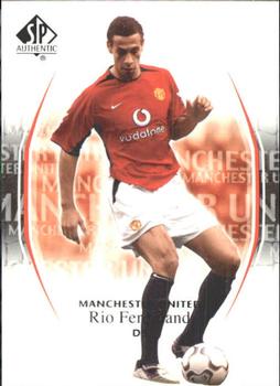 2004 SP Authentic Manchester United #65 Rio Ferdinand Front