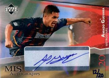 2004 Upper Deck MLS - MLS Autographs #AG-A Amado Guevara Front