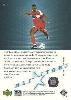 2004 Upper Deck MLS - MLS Stars #ST4 Damani Ralph Back