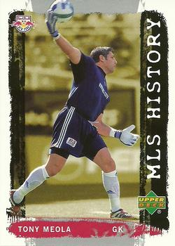 2006 Upper Deck MLS - History #HI-48 Tony Meola Front