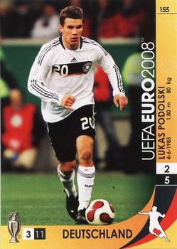 2008 Panini UEFA Euro #155 Lukas Podolski Front