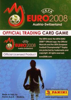 2008 Panini UEFA Euro #190 Miroslav Klose Back