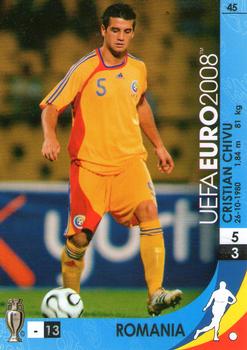 2008 Panini UEFA Euro #45 Cristian Chivu Front