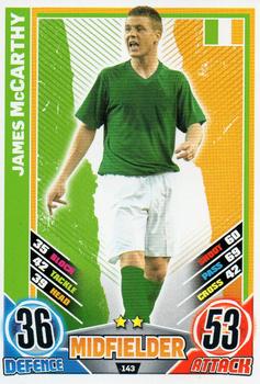 2012 Topps Match Attax Eurostars #143 James McCarthy Front