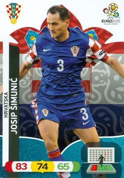 2012 Panini Adrenalyn XL Euro #NNO Josip Simunic Front