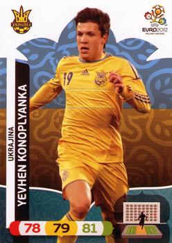 2012 Panini Adrenalyn XL Euro #NNO Yevhen Konoplyanka Front