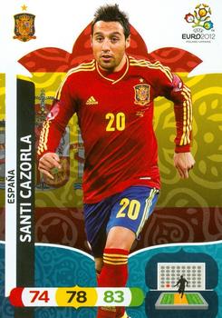 2012 Panini Adrenalyn XL Euro #NNO Santi Cazorla Front