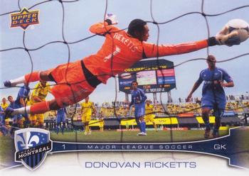 2012 Upper Deck MLS #75 Donovan Ricketts Front