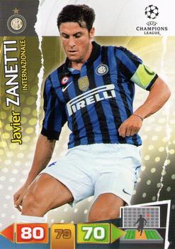 2011-12 Panini Adrenalyn XL UEFA Champions League #NNO Javier Zanetti Front