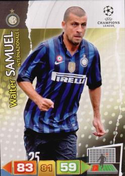 2011-12 Panini Adrenalyn XL UEFA Champions League #NNO Walter Samuel Front