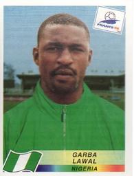 1998 Panini World Cup Stickers #254 Garba Lawal Front