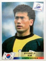 1998 Panini World Cup Stickers #337 Kim Byung-Ji Front