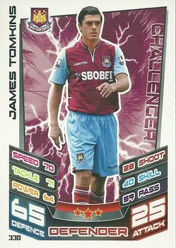 2012-13 Topps Match Attax Premier League #330 James Tomkins Front