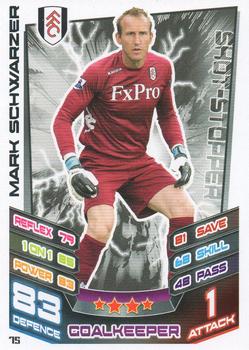 2012-13 Topps Match Attax Premier League #75 Mark Schwarzer Front