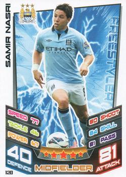 2012-13 Topps Match Attax Premier League #120 Samir Nasri Front