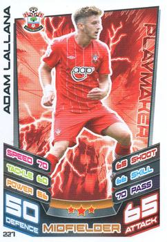 2012-13 Topps Match Attax Premier League #227 Adam Lallana Front