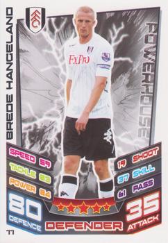 2012-13 Topps Match Attax Premier League #77 Brede Hangeland Front