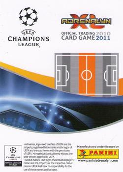 2010-11 Panini Adrenalyn XL UEFA Champions League #NNO Nani Back