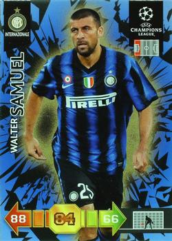 2010-11 Panini Adrenalyn XL UEFA Champions League #NNO Walter Samuel Front