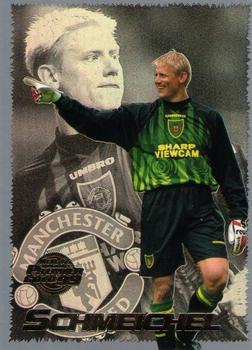 1998-99 Merlin Premier Gold 99 - Gold Foil Rainbow #B4 Peter Schmeichel Front