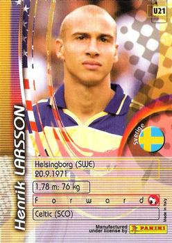 2002 Panini World Cup - USA Exclusives #U21 Henrik Larsson Back