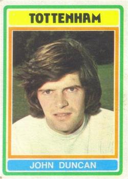 1976-77 Topps Footballer #292 John Duncan Front