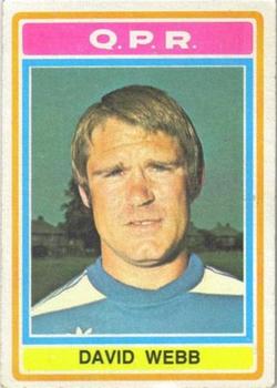 1976-77 Topps Footballer #308 David Webb Front