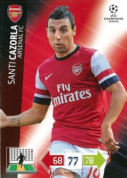 2012-13 Panini Adrenalyn XL UEFA Champions League #NNO Santi Cazorla Front