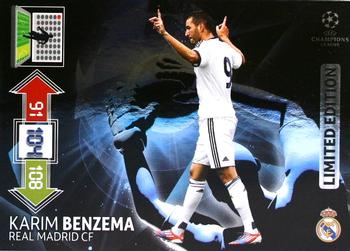 2012-13 Panini Adrenalyn XL UEFA Champions League - Limited Editions #NNO Karim Benzema Front