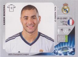 2012-13 Panini UEFA Champions League Stickers #243 Karim Benzema Front