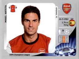 2012-13 Panini UEFA Champions League Stickers #93 Mikel Arteta Front