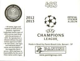 2012-13 Panini UEFA Champions League Stickers #483 Marek Suchy Back