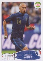 2013 Panini Road to 2014 FIFA World Cup Brazil Stickers #106 Jeremy Menez Front