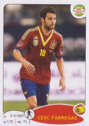 2013 Panini Road to 2014 FIFA World Cup Brazil Stickers #138 Cesc Fabregas Front