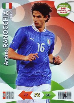 2013 Panini Adrenalyn XL Road to 2014 FIFA World Cup Brazil #119 Andrea Ranocchia Front