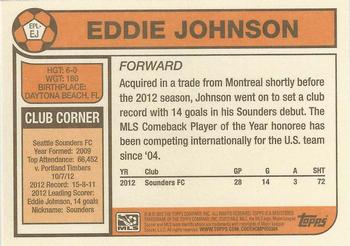 2013 Topps MLS - 1978 English Footballer #EPL-EJ Eddie Johnson Back