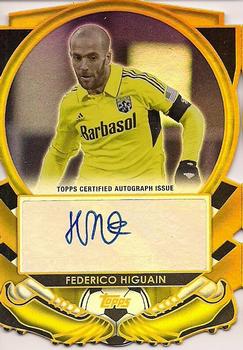 2013 Topps MLS - Golden Boot Die Cut Autographs #GBA-FH Federico Higuain Front