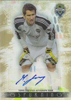 2013 Topps MLS - Maestros Autographs Gold #MA-MG Michael Gspurning Front