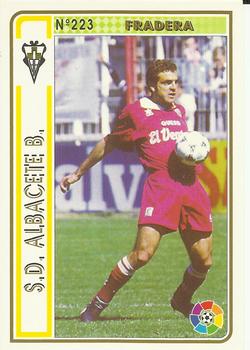 1994-95 Mundicromo Sport Las Fichas de La Liga #223 Fradera Front