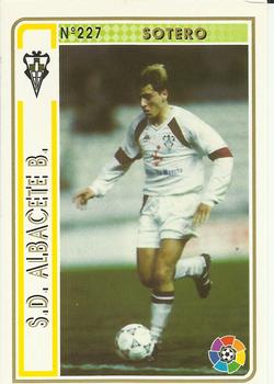 1994-95 Mundicromo Sport Las Fichas de La Liga #227 Sotero Front