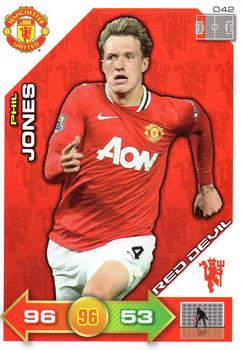 2011-12 Panini Adrenalyn XL Manchester United #42 Phil Jones Front