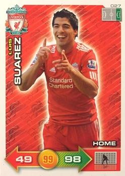 2011-12 Panini Adrenalyn XL Liverpool #27 Luis Suarez Front