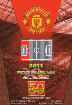 2010-11 Panini Adrenalyn XL Manchester United #5 Rio Ferdinand Back