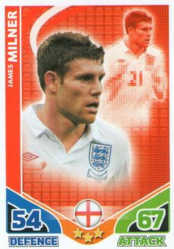 2010 Topps Match Attax England 2010 #NNO James Milner Front