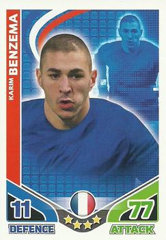 2010 Topps Match Attax England 2010 #NNO Karim Benzema Front